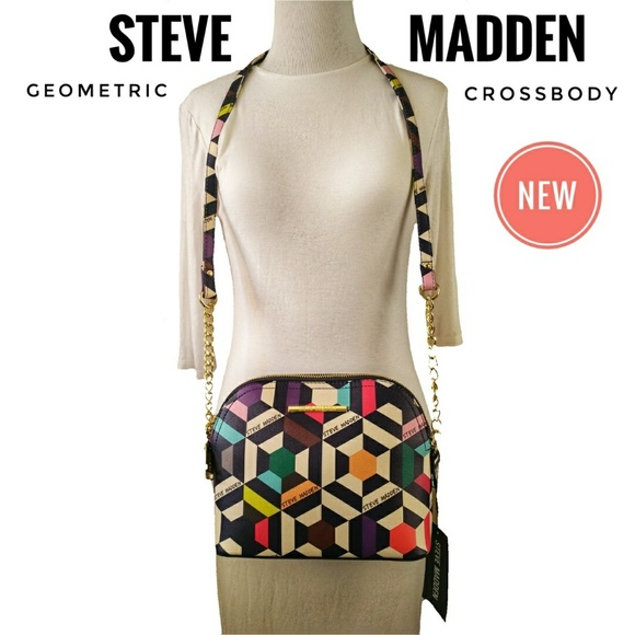 Steve Madden Handbags - ※NEW※ STEVE MADDEN GEOMETRIC CROSSBODY PURSE